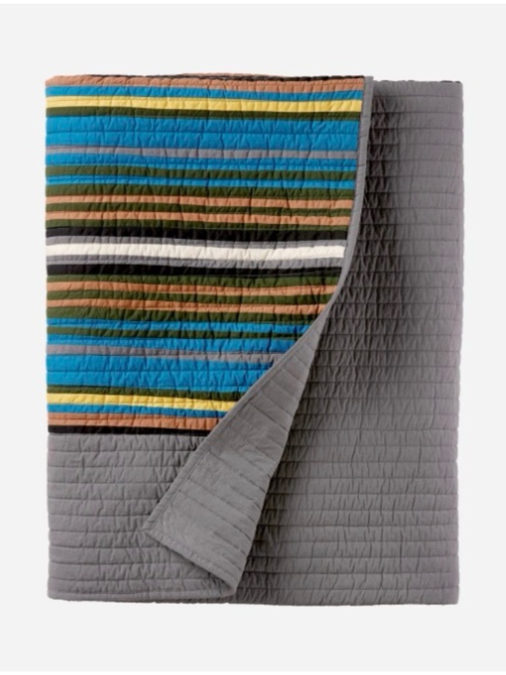 New Pendleton Twin Quilt Set - Multi-Stripe (Olympic Park)